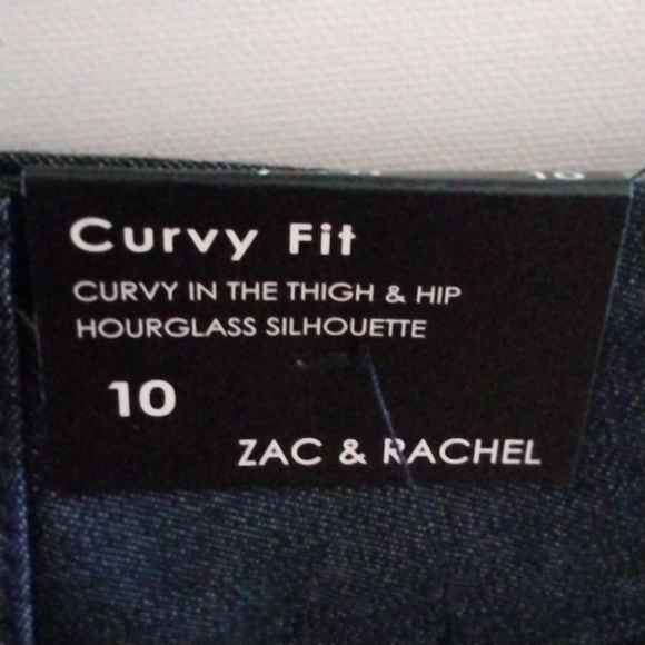 NWT Zac & Rachel Curvy Fit Jeans Sz 10 - Picture 5 of 7
